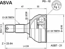 Homocinetica Citroen Bx Zx 205 405 306 Berlingo  Xsara  1.4 