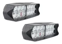 Faro Auxiliar 16 Led Moto Cuatriciclo Luz 24w 2400lm X 2