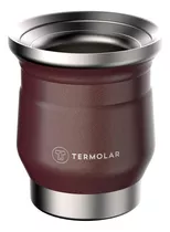 Cuia Térmica Chimarrão Café Chá Erva Mate Tererê Termolar Cor Bronze Liso