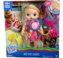 Boneca Baby Alive Doces Lágrimas Loira Hasbro{portuguê} Leia