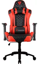 Cadeira De Escritório Gamer Ergonômica Thunderx3 Tgc12 Preta E Vermelha