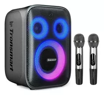 Bocina Bluetooth Tronsmart Halo 200 120w Con Dos Micrófonos Color Negro