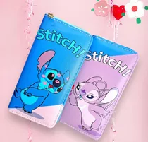 Monedero De Dama, Billetera, Stitch Disney Varios Personajes