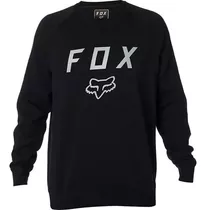 Buzo Fox Foxhead Crew Fleece Negro Bamp Group