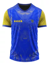 Camiseta Boca Talle Grande  Deportiva Especial Futbol Tela