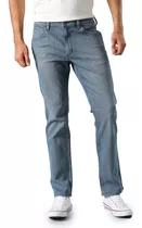 Jeans Hombre Greensboro Slim Straight Fit Grey Blue