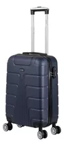 Maleta De Mano Cabina Viaje Carry On 20in 10kg Con Candado Color Azul Marino