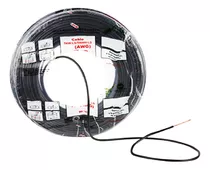 Bolsa 50 Mts Cable Iusa Negro Thw Cal 12 Awg 100%cobre