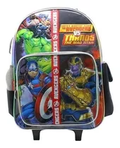 Mochila Carro Grande 18p Vengadores Avengers Carrito 3d