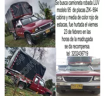 Se Da Recompensa Camioneta Robada En Bogotá 