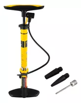 Bomba Ar Manual Profissional Encher Pneu Bicicleta Vonder Cor Amarelo