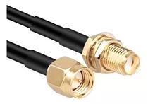 Cable Rf Coaxial  Sma Macho A Sma Hembra Rg174  De 2mt.