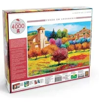 Puzzle Verão Em Lourmarin 4000 Peças - Grow