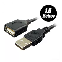 Cabo Usb 2.0 Extensão Macho X Fêmea Usb 2.0 1,5 Metros