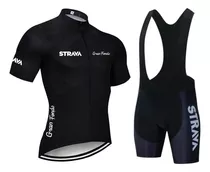 Uniforme Ciclismo Ruta Mtb Strava Badana En Gel 19-20d Corto