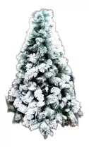 Árbol Navideño  Nevado Super Frondoso De 1.80m De Alto