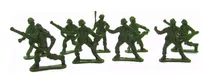 Brinquedo Kit Militar De Plastico Com 50 Peças - Com Inmetro