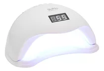 Cabine Unha Unha Manicure Gel Led 48w Sun Seca Esmalte Comum Cor Branco 110v/220v