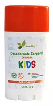 Desodorante Corporal En Barra De Mandarina Naturaldry Kids Unisex De 50g