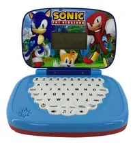 Laptop Infantil Bilingue Do Sonic Hedgehog Com Som Candide 