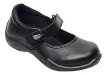 Zapatilla Escolar Negra Guillermina Toy (27 A 35) Art 3251n