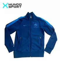 Campera Salida Seleccion Francia Nike 2012 Azul Impecable