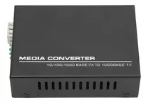 Conversor De Mídia De Fibra Para Ethernet Gigabit Sfp Rj45 1