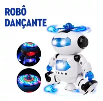 Brinquedo Robô 360 Graus Dançante Com Hélice Luz E Som