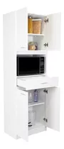 Modulo Microondas Rta Muebles Mlb 6664 Blanco