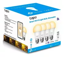 Tp Link Tapo L510e(4-pack) Bombilla Led Calida Wifi Color De La Luz Blanca