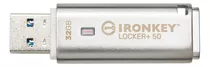 Kingston 32gb Ironkey Locker Plus 50 Aes Encrypted, Usbtoclo