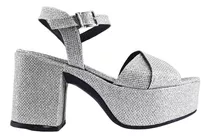Sandalias Mujer Zapatos Cruzada Plataforma Liviano 9 Cm 390