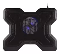 Base Mx Led Para Notebook Maxprint Portatil Com Cooler Cor Preto Cor Do Led Azul