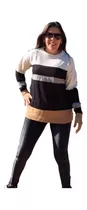 Sweater Clásico De Mujer Gris Negro Blanco Camel Invierno