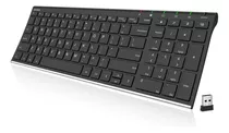 Teclado Inalámbrico Arteck 2.4g Teclado Ultradepara Lgado Ta