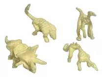 Figuras  Monocromaticas Esqueletos Dinosaurios Marinela