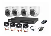 Cctv Kit Hikvision Dvr + 4 Cam 1080p 2mp Domo Ip66 Oferta!!