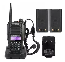 Handy Baofeng Vhf/uhf A58 Recargable Resistente Agua Polvo Color Negro