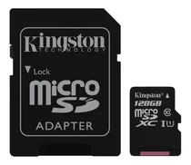 Tarjeta De Memoria Kingston Canvas Sdcs2/128gb  Canvas Select Con Adaptador Sd 128gb