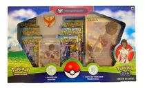 Box Jogo Pokémon Go Coleção Especial Equipe Valor Tcg Copag