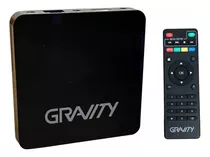 Smart Tv Box Gravity 4k Uhd Android 10 Quadcore 16gb 2gb Ins Color Negro Tipo De Control Remoto Estándar