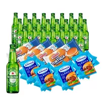 24 Hamburguesas Schneck + 24 Tortugas + 24 Heineken 330cc  