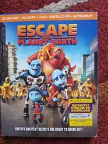 Pelicula Escape Planet Earth 3d Nuevo Bluray