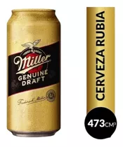 Cerveza Miller Genuine Draft Lata De 473ml Pack 12u