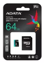 Memoria Micro Sd Adata 64gb Clase 10 Digital Premier A2 /vc