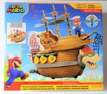 World Of Nintendo Barco Bowser Aeronave Playset Brujostore