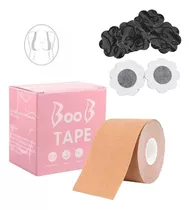 Cinta Levanta Busto Boob Tape Escote + 10 Pezoneras