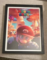 Póster Película Súper Mario Bros. Afiche Enmarcado De Mario