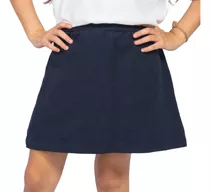 Pollera Pantalón Short Algodón Colegial T10 Al 16 -presente!