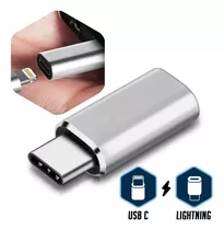  Adaptador Otg Lighthing Hembra A Tipo C Macho Datos Carga